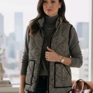 J. Crew Factory Herringbone Vest